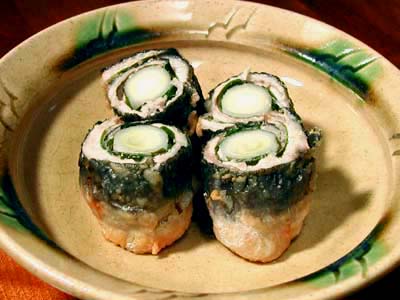 いわしの巻き揚げ