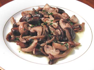 きのこの炒め物